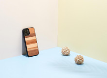 MAN&WOOD case for iPhone 12/12 Pro sabbia black