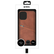 Krusell Sunne CardCover Apple iPhone 12 mini vintage cognac (62154)