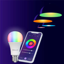 Tellur Smart WiFi Bulb E27, 9W, White/Warm/RGB, Dimmer