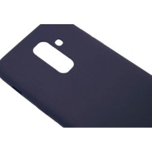 Samsung A6 Plus 2018 Silicone Case Midnight Blue