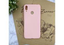 Huawei Y7 2019 Silicone case Pink Sand