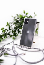 Xiaomi Redmi Note 8 / Redmi Note 8 2021 Silicone TPU Transparent with Necklace Strap Gold