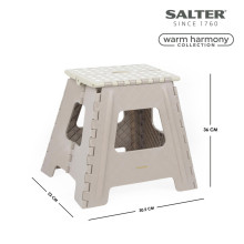 Salter LASAL71243EU6 LARGEL FOLDING STEP STOOL