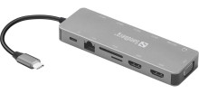 Sandberg 136-45 USB-C 13-in-1 Travel Dock