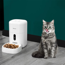 Tellur Smart WiFi Pet Feeder, UltraHD Camera, 4L white