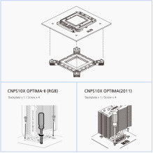 Zalman ZM-1700MKD Intel Mounting Kit