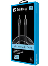 Sandberg 501-24 MiniJack Cable M-M 2m