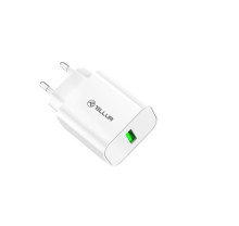 Tellur USB-A Wall Charger 18W with QC3.0 White