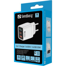 Sandberg 441-52 2in1 Charger 1xUSB-C 1xUSB 35W