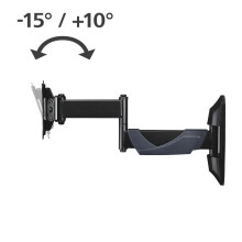 Hama 00118662 Fullmotion TV Wall Bracket 66cm Black