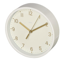 Hama 00186302 Golden Desk Clock Quiet White