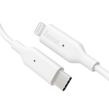 Hama 00183295 Charging/Data Cable, USB Type-C to Lightning 1m, White