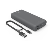 Hama 00201670 Power bank 24000mAh LiPo USB-A USB-C Grey