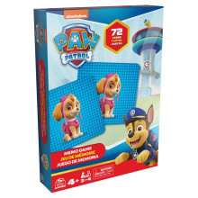 SPINMASTER GAMES atmiņas spēle Paw Patrol, 72 kārtis, 6066834