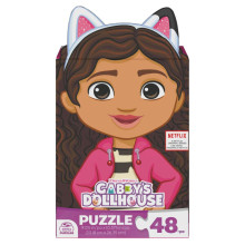 SPINMASTER GAMES puzle Gabby's Dollhouse, 48gab., 6065937