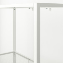 IKEA BAGGEBO Art.50481172 White Metāla plaukts 60x25x116cm