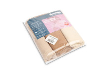 MUSLIN DIAPER UNIFORM BROWN (Pack - 3 pcs)