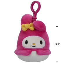 SQUISHMALLOWS HELLO KITTY W20 Clip-on plush toy, 8 cm