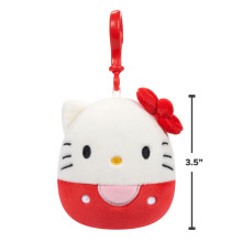 SQUISHMALLOWS HELLO KITTY W20 Prisegamas pliušinis žaislas, 8 cm