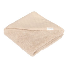 Little Dutch Hooded Towel  Art.TE50623021 Pure Beige Bērnu Dvielis ar kapuci 75x75 cm