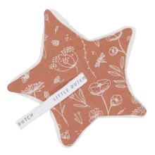 Little Dutch  Pacifier Cloth Art.TE20221061 Flower Rust