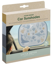 Little Dutch Cars Sunshades Art.125872 Ocean Dream Blue