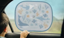 Little Dutch Cars Sunshades Art.125872 Ocean Dream Blue  Автомобильная солнцезащитные шторки на липучках, 2 шт.