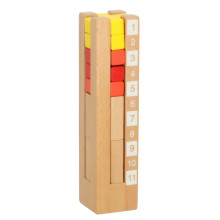 Ikonka Art.KX3505 Catamino wooden educational colour blocks