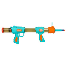 Ikonka Art.KX3510_1 Nerfy 2-in-1 bullet gun blue