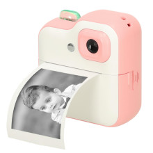 Ikonka Art.KX3570_1 Instant camera for children 1GB 24mpx white