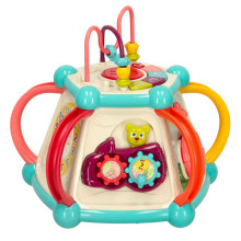 Ikonka Art.KX3599 Sensory toy cube for children 7in1