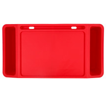 Ikonka Art.KX3410 Laptop table with organiser mobile red