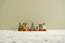 Little Dutch Wooden Train Art.4861 Christmas  Деревянный паровозик с фигурками