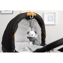 BLACK & WHITE STROLLER PENDANT, BEAR, 32cm