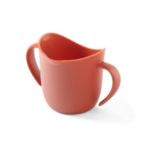 Ergonomic training cup FLOW, pink