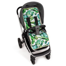 Double-sided stroller liner (33x85) Flora & Fauna Pina