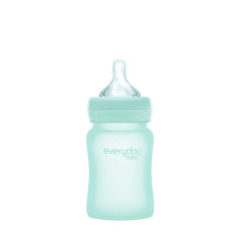 EVERYDAY BABY glass bottle 150ml 0+ Mint Green 10207