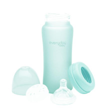 EVERYDAY BABY glass bottle 300ml 6m+ Mint Green 10247