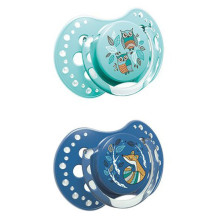 LOVI Dynamic soother 3- 6 months 2 pcs Folky 22/842boy