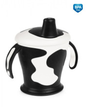 CANPOL BABIES "non spill"neizlīstošā krūzīte ar rokturi Cow, 250ml, 31/404_bla