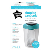 TOMMEE TIPPEE netīro autiņbiksīšu konteineris blue Sangenic simplee 87004102