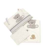 MOTHERCARE 3 dalių patalynės užvalkalų komplektas Teddys Toy Box GA513