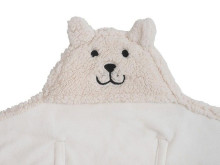 JOLLEIN  pleds Teddy Bear off-white