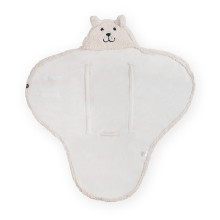 JOLLEIN  pleds Teddy Bear off-white