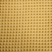 CEBA blanket 90x90cm Waffle Line Cream Gold