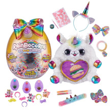 RAINBOCORNS plush Big Bow Surprise, series 1, assort., 9209