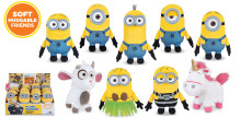 DESPICABLE ME elektroninis pliušinis žaislas 13cm Deluxe Buddies, 20310