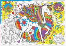 EDUCA colouring puzzle Kids unicorn 150 pcs., 17828