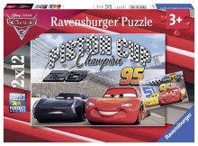 RAVENSBURGER dėlionė Cars 3 2x12vnt., 6093