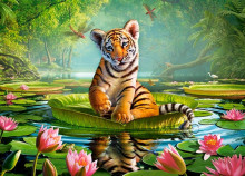 CASTORLAND puzzle Tiger Lily, 120 el. B-13296-1